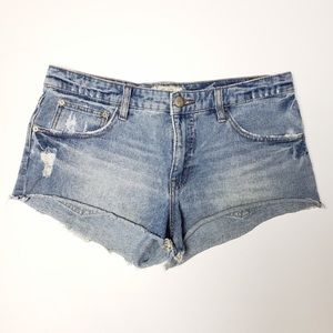 Free People Irreplaceable Cutoff Denim Shorts Sz27